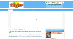 Desktop Screenshot of carpetcleaningleessummit.com